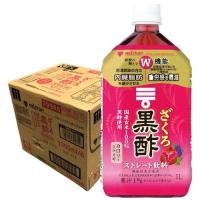 ミツカン ざくろ黒酢 ストレート ( 1L*6本入 )/ ミツカンお酢ドリンク ( 機能性表示食品 飲むお酢 黒酢ドリンク ざくろ酢 ) | 爽快ドラッグ