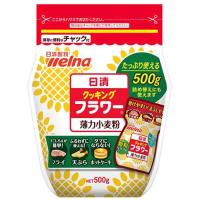 日清 クッキングフラワー チャック付 ( 500g )/ 日清 ( 小麦粉 薄力粉 顆粒 詰め替え用 ) | 爽快ドラッグ