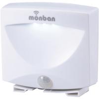 monban LEDセンサーフットライト 人感・明暗 白色LED LS-BH02E4-W ( 1個 )/ OHM | 爽快ドラッグ