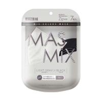 MASMiX マスク ライトグレー×ブラック ( 7枚入 ) | 爽快ドラッグ