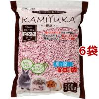クリーンモフ 小動物用床材 KAMIYUKA 紙床 ピンク ( 500g*6袋セット ) | 爽快ドラッグ