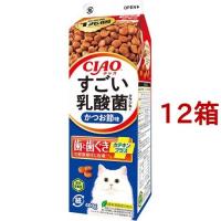 CIAO すごい乳酸菌 クランキー 牛乳パック かつお節味 ( 400g*12箱セット )/ チャオシリーズ(CIAO) | 爽快ドラッグ