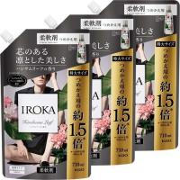 フレア フレグランス IROKA 柔軟剤 ハンサムリーフの香り 詰め替え 特大サイズ ( 710ml*3袋セット )/ フレアフレグランスIROKA | 爽快ドラッグ