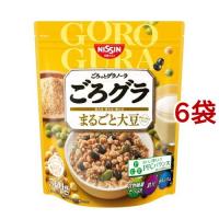 日清シスコ ごろグラ まるごと大豆 ( 360g*6袋セット )/ ごろっとグラノーラ ( PFCバランス ロカボ オーツ麦 きなこ ) | 爽快ドラッグ