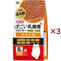 CIAO すごい乳酸菌クランキ― チキン味 ( 8袋入×3セット(1袋190g) )/ チャオシリーズ(CIAO) | 爽快ドラッグ