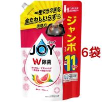 ジョイ W除菌 食器用洗剤 贅沢グレープフルーツ 詰め替え ジャンボ ( 1425ml*6袋セット )/ ジョイ(Joy) | 爽快ドラッグ