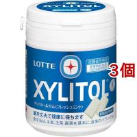 キシリトール ガム フレッシュミント ファミリーボトル ( 143g*3個セット )/ キシリトール(XYLITOL) | 爽快ドラッグ