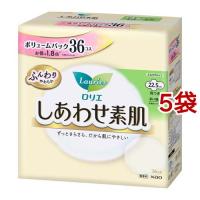 ロリエ しあわせ素肌 ボリュームパック 多い昼用 羽つき ( 36個入*5袋セット )/ ロリエ | 爽快ドラッグ