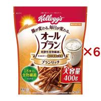 ケロッグ オールブラン ブランリッチ 大容量 ( 400g×6セット )/ ケロッグ ( 小麦ふすま 小麦ブラン 発酵性食物繊維 ) | 爽快ドラッグ