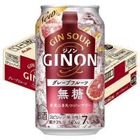 アサヒ GINON グレープフルーツ 缶 ( 350ml×24本 ) ( ジノン ジンサワー 無糖 チューハイ グレフル ) | 爽快ドリンク専門店