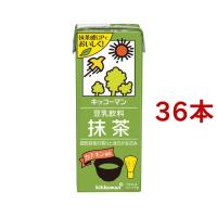 キッコーマン 豆乳飲料 抹茶 ( 200ml*36本セット )/ キッコーマン | 爽快ドリンク専門店