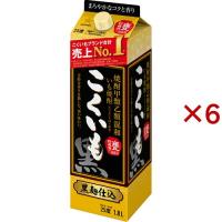 サッポロ 甲乙混和芋焼酎 こくいも 25度 紙パック ( 1800ml×6セット )/ こくいも | 爽快ドリンク専門店