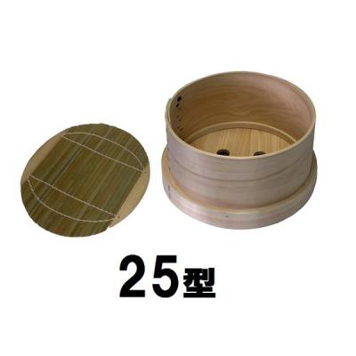 古民具 鉄製羽釜(蓋付き) ／ 和せいろ蒸し器 お餅つき用具 羽釜 セット」