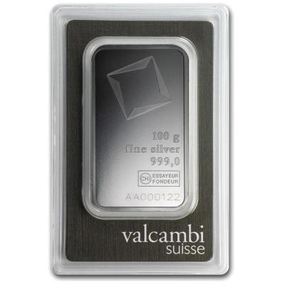 スイス ヴァルカンビ Valcsmbi シルバー 1g x 100個 スイス