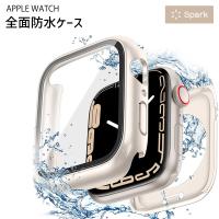 アップルウォッチ カバー apple watch ケース 防水 全面 保護 42mm 46mm 40mm 44mm 41mm 45mm 49mm se ウルトラ | スパークス