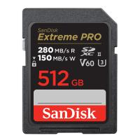 SDXCカード 512GB sandisk Extreme Pro UHS-II サンディスク U3 V60 6K 4K R:280MB/s W:150MB/s  SDSDXEP-512G-GN4IN 並行輸入品 宅配便 翌日配達送料無料 | spdshop