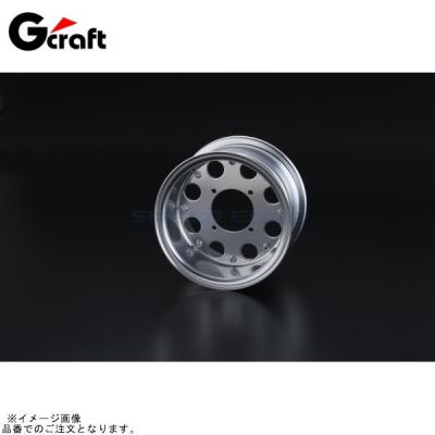 Gクラフト　８インチ5.5Jワイドホイール　８穴タイプ　シルバー 8インチ5.5Jワイドホイール 8穴タイプ 1輪分 シルバー | G