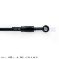 SWAGE-LINE PRO スウェッジラインプロ BTPB717FT フロントブレーキホースキット ブラックスモークコーティング ZX-6R/RR 05-06 | SPEED EDGE