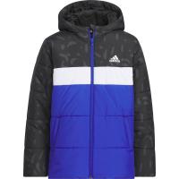 adidas アディダス カラーブロック パデッドジャケット キッズ アウター パーカー 中わた 防寒 保温 フルジップ 練習 トレーニング クラブ活動 チーム ジュニア | SPG スポーツパレットゴトウ