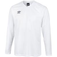 UMBRO アンブロ サッカー ジュニア 長袖ゲームシャツ UAS6307JL ホワイト | SPG スポーツパレットゴトウ