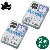 ロゴス LOGOS 2個セット 倍速凍結 氷点下パックM 保冷剤 冷却 強力 キャンプ BBQ バーベキュー 調理 料理 長時間保冷 天然素材 防災 停電対策 災害対策 台風対 | SPG スポーツパレットゴトウ