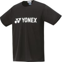 Yonex ヨネックス テニス ユニドライTシャツ 半袖 Tシャツ ロゴ 練習着 メンズ レディース 16501 ブラック | SPG スポーツパレットゴトウ