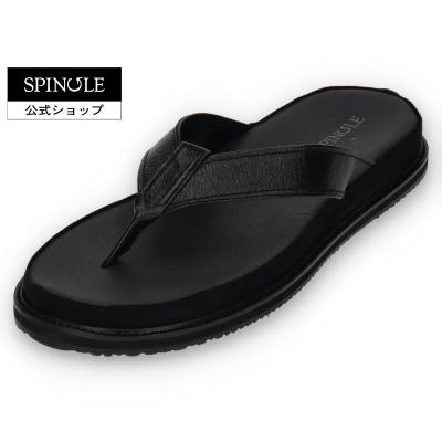 スピングル トングサンダル メンズ 本革 コンフォートサンダル メイド