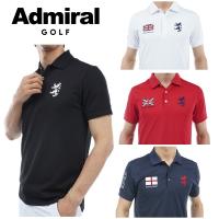 アドミラル ゴルフ メンズ フラッグ ポロシャツ ADMIRAL GOLF ADMA316 2024年春夏モデル | SPIRAL GOLF