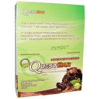 クエストバー プロテインバー ミントチョコレートチャンクフレバー (60 g×12本)  Quest Nutrition社 | サプランド Yahoo!店