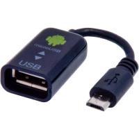 Digio2 microUSB-USB 変換ケーブル ブラック ZUH-OTG01BK | エスプラスYahoo!店