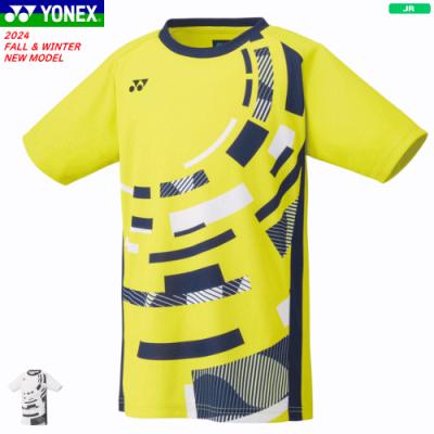 バドミントンウェア黄色黒色セット ヨネックスバドミントンユニフォーム（色：イエロー系）のおすすめ人気