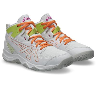 ASICS バッシュ、バスケットボールシューズ（色：オレンジ系