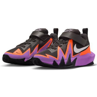 Nike バスケットボールシューズ 黒/紫 NIKE バッシュ、バスケットボールシューズ（色：パープル系