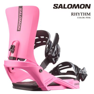 SALOMON スノーボード ビンディング（色：ピンク系）｜スノーボード