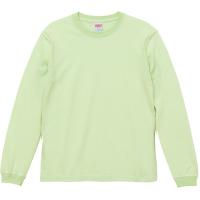 UnitedAthle ユナイテッドアスレ 5．6oz L／S Tシャツ（1．6インチリブ） 501101CX ミルキーライム | スポーツLABヤフー店