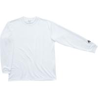 CONVERSE コンバース メンズ ロングTシャツ 機能Tシャツ プラクティスウェア ロンT ワンポイント CB291324L ホワイト | スポーツLABヤフー店
