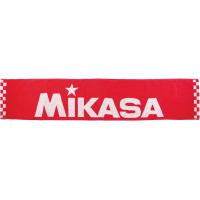 ミカサ MIKASA タオルマフラー レッド ACTL101AR | スポーツLABヤフー店