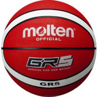 モルテン Molten GR5 ゴムバスケットボール5号球 レッド×ホワイト BGR5RW | スポーツLABヤフー店