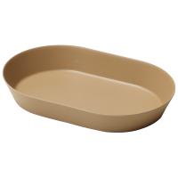 食器 楕円皿 オーバル深皿 イデアコ ウスモノ プレート24 オーバル皿 ideaco Tableware usumono plate24 oval ソイルベージュ | SPORTUS