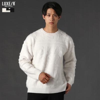 luxe（LUXE/R／メンズニット、セーター）（色：ホワイト系）｜トップス