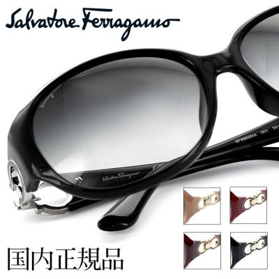 【本物保証】 箱・布袋付 新品同様 サルヴァトーレ フェラガモ SALVATORE FERRAGAMO サングラス SF962SA 65□14 黒 ブラック ガンチーニ FERRAGAMO - 【本物保証】 箱・布袋付 新品同様 サルヴァトーレ