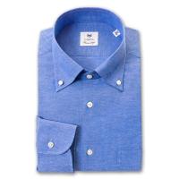 CHOYA Classic Style メンズ長袖スリムフィット ワイシャツ CCD512-255 ブルー 14サイズ, CH_24FA | シャツステーション