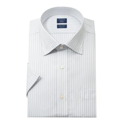CHOYA SHIRT FACTORY 日清紡アポロコット 半袖 ワイシャツ メンズ 夏