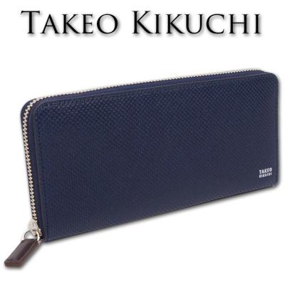 TAKEO KIKUCHI メンズ長財布（色：ネイビー系）｜財布｜ファッション