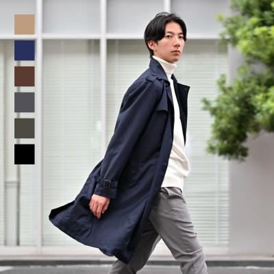 Louis Péraud ネイビー トレンチコート サイズ11 ロング トレンチコート（EVOLUTION／メンズファッション