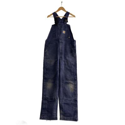 Carhartt メンズオーバーオール（色：ネイビー系）｜ボトムス、パンツ