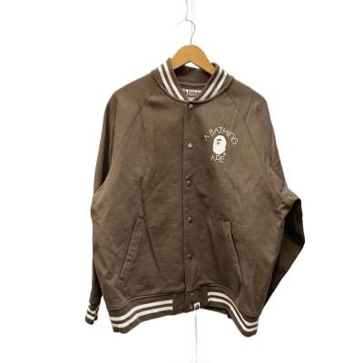 A BATHING APE スタジャン Lサイズ ベージュ アベイシングエイプ スタジャン（サイズ（S/M/L）：L）の商品一覧 通販