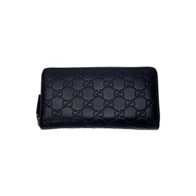 【美品】GUCCI 長財布 シマレザー 黒 インターロッキング 型押し シルバー GUCCI シマレザー 長財布 ブラウン インターロッキングGG - メルカリ