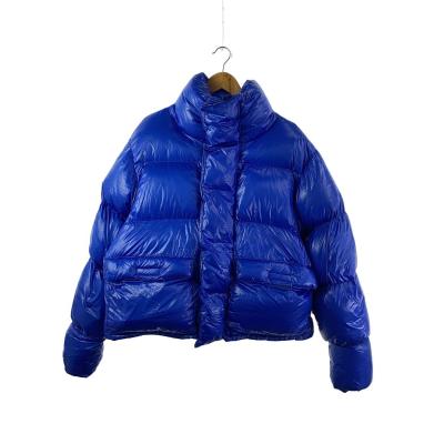 entire studios 青 ダウンジャケット M entire studios 青 ダウンジャケット M entire studios メンズダウン