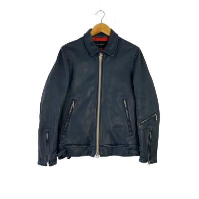 nanouniverse 羊革 ライダースジャケット 革ジャン ナノユ ナノユニバース 羊革 シングルライダースジャケット 【公式通販】 ジャケット・アウター